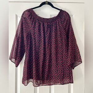 Alyx sheer polka dot blouse - XL